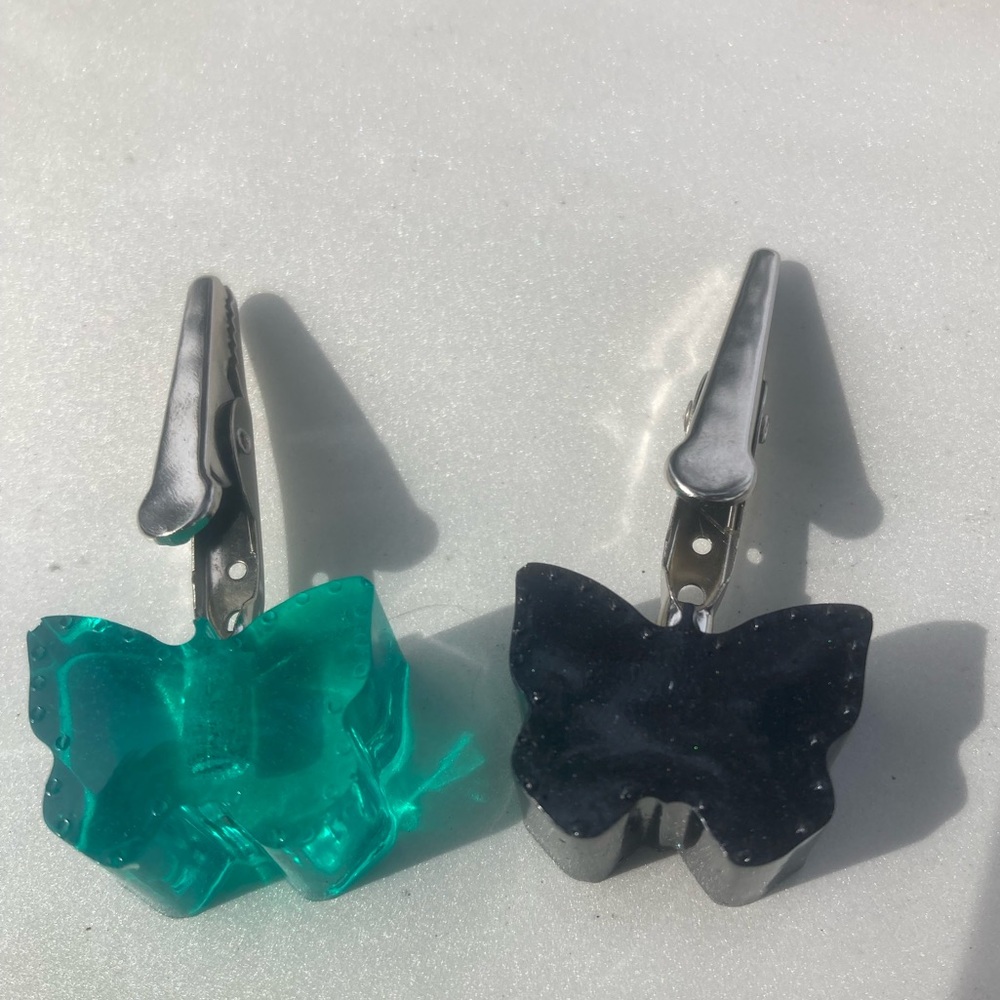 Butterfly and butterfly roach clip set